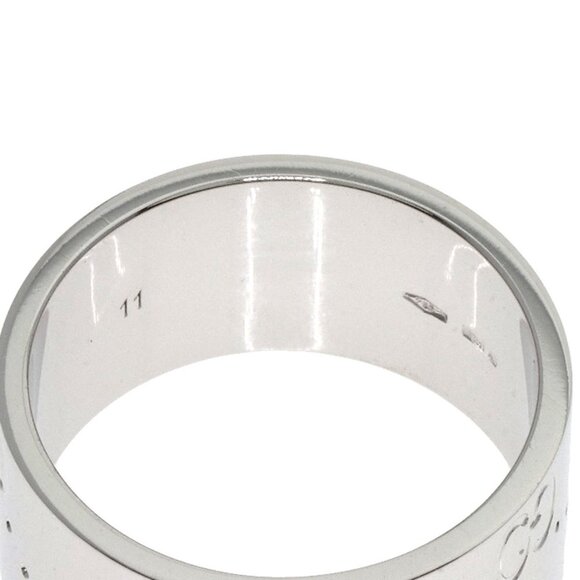 GUCCI 18k White Gold Ring - Picture 5 of 8